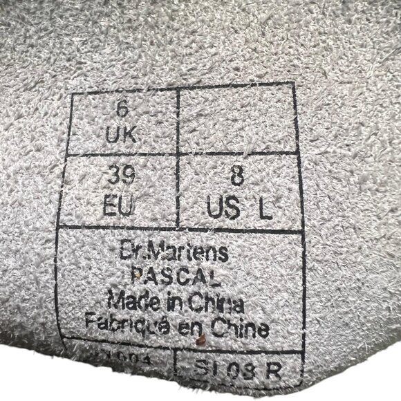 Dr martens boots women 8 pascal paint slick leather - Picture 6 of 6